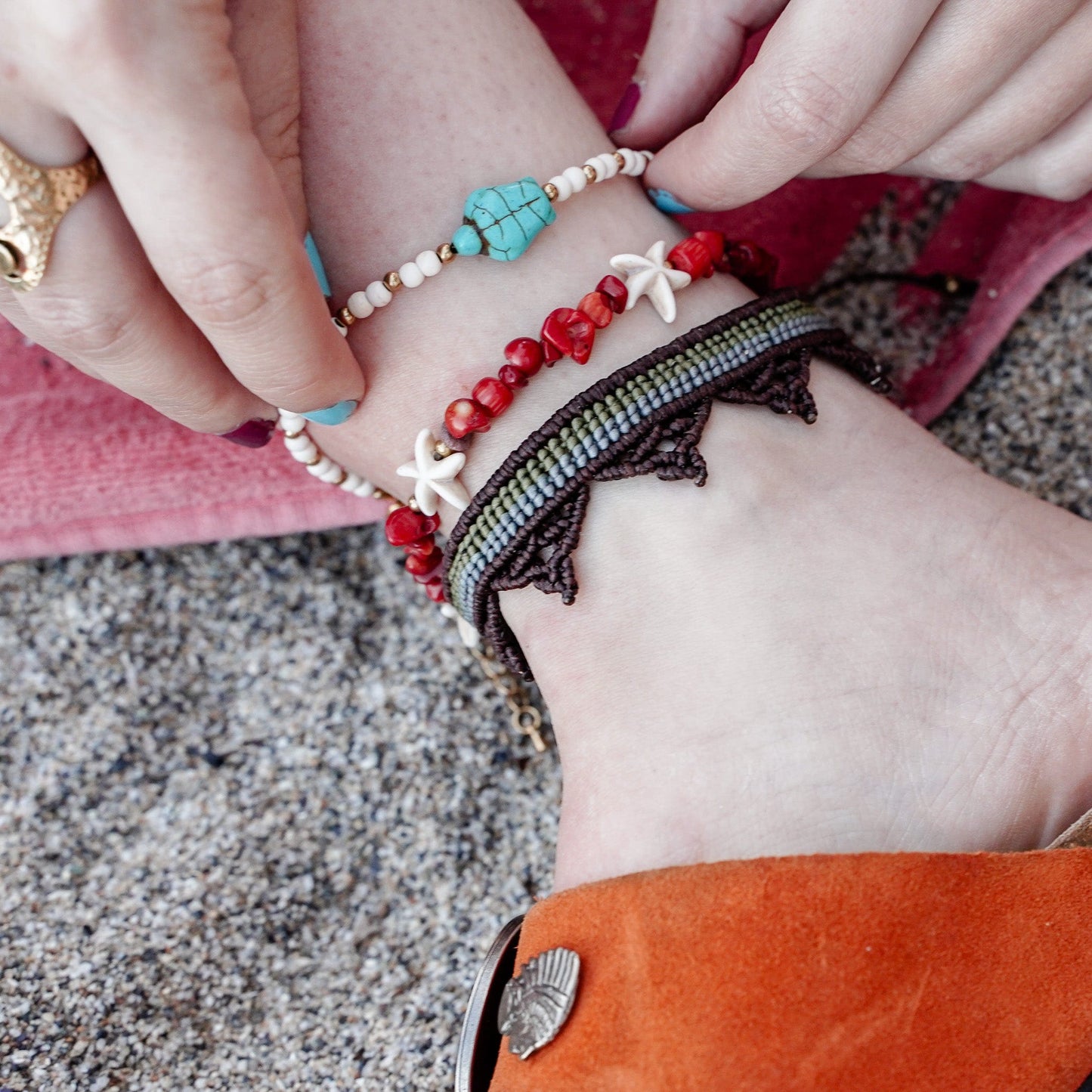 Anklets Starfish Steps Anklet