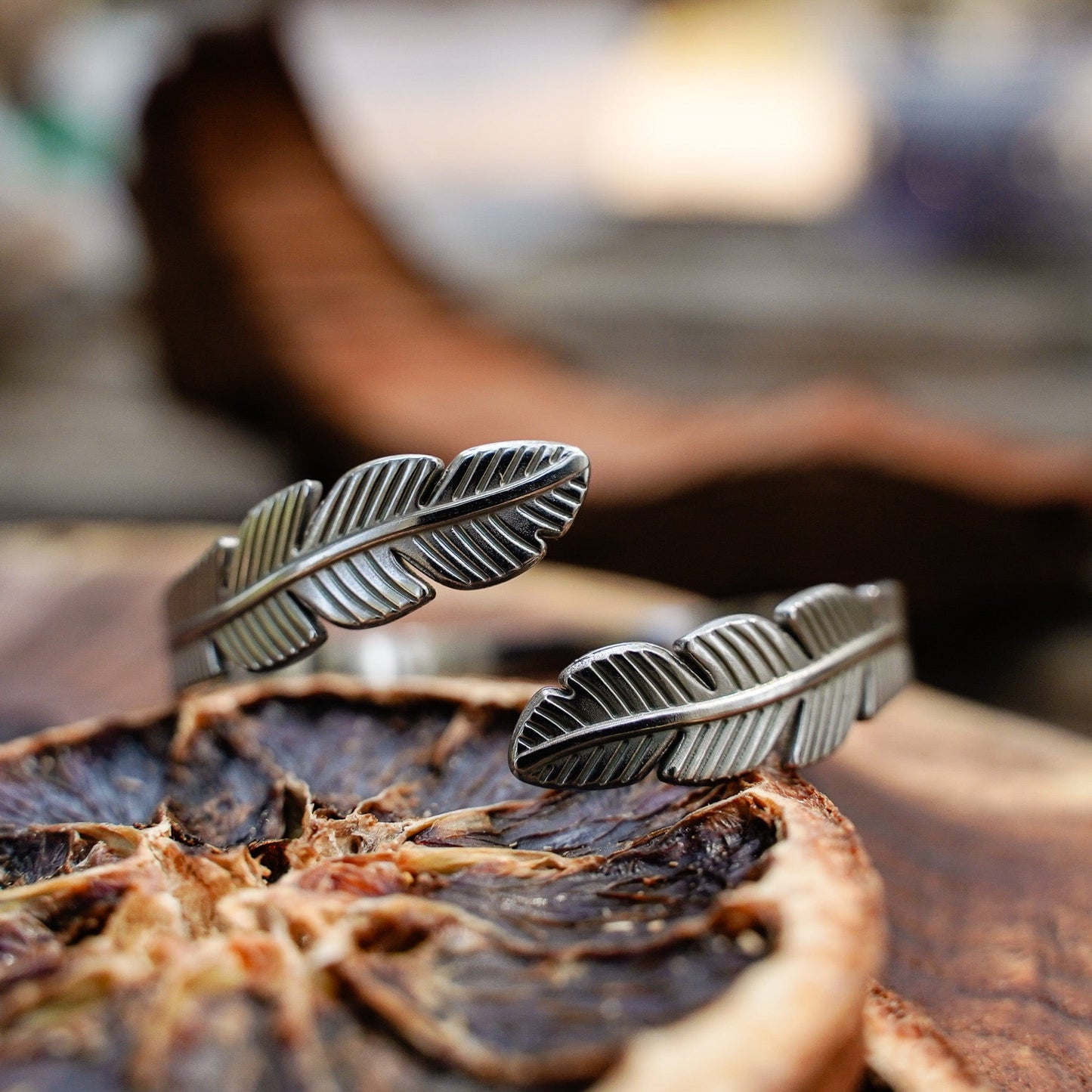 Bracelets Twin Feathers Bracelet