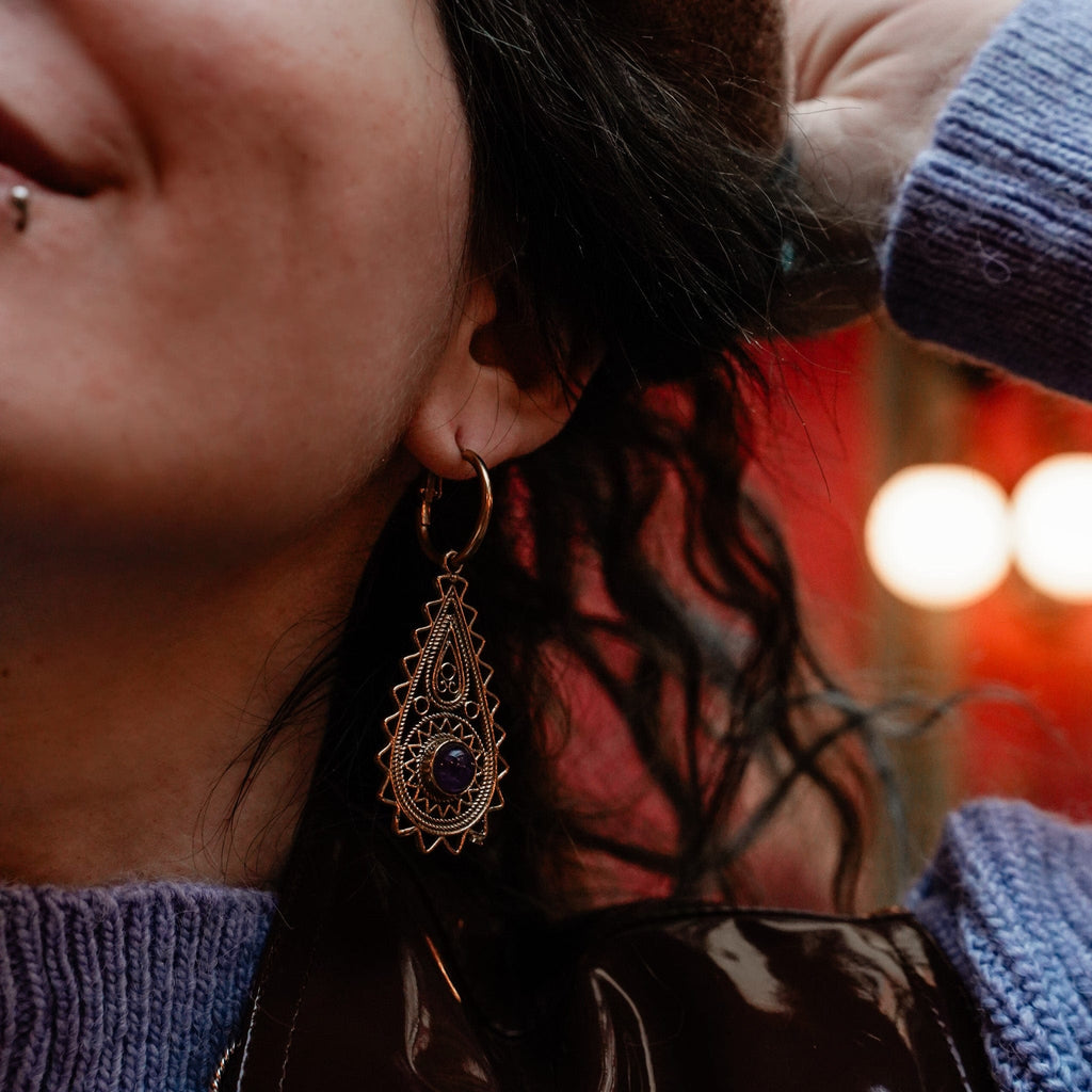 Earrings Drop Of Dusk Earrings