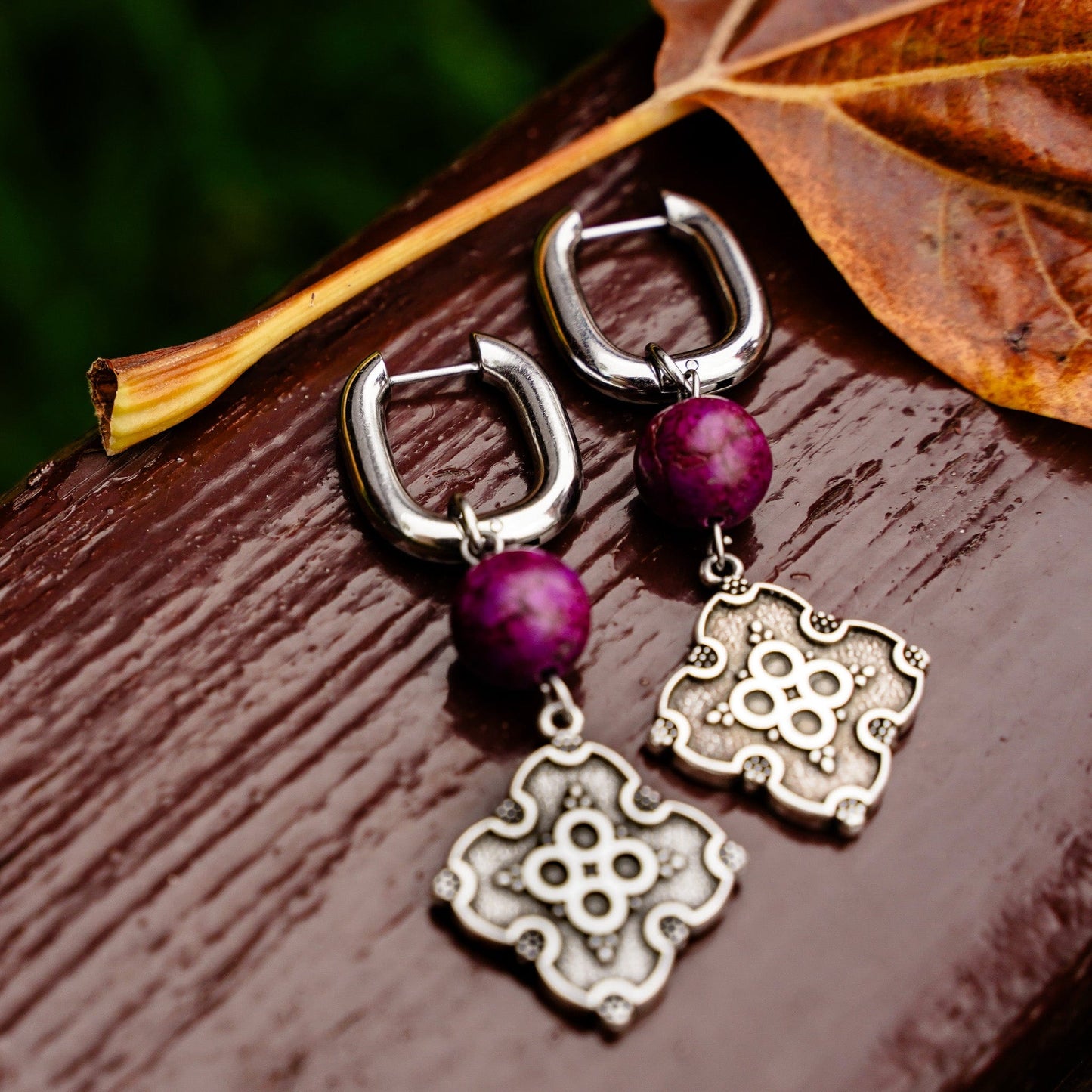 Earrings Festival Fuchsia Earrings