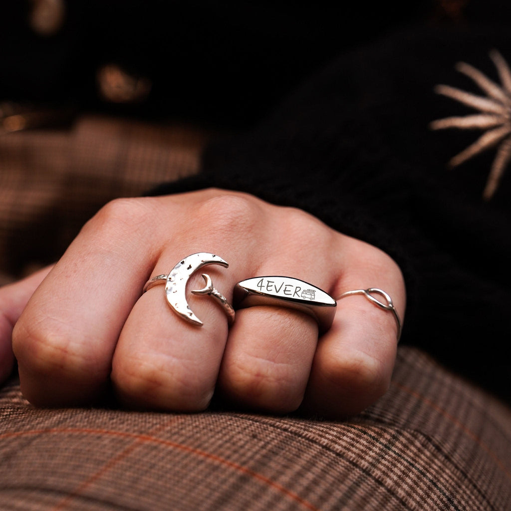 Engraved Engravable Dome Ring