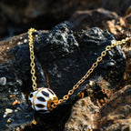 Necklaces Jet Black Luminus Link Necklace