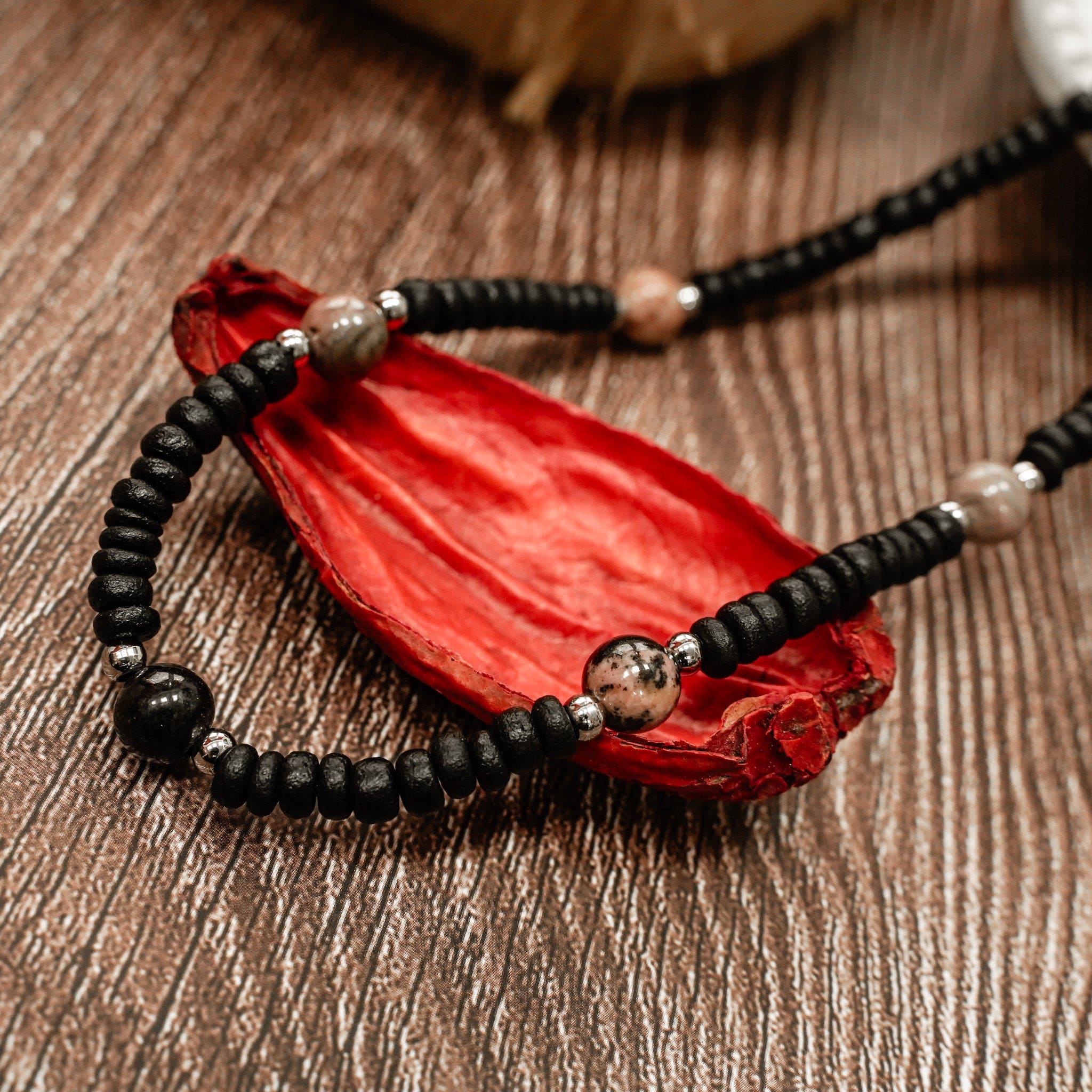 Necklaces Rhodonite Soul Necklace