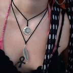 ethnic necklace Moon and Sun Necklace